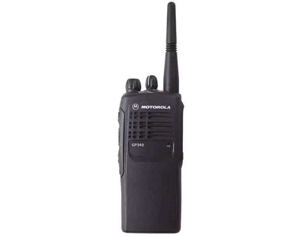 Motorola GP340 Professional Handheld Two Way Radios Walkie Talkie UHF / VHF (Refurbished/Used)