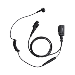 Hytera ESN12 Audio Detachable Earbud With In-Line PTT and Microphone (Black)