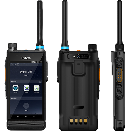 Hytera PDC550 Multi Mode Handheld Radio DMR / LTE Push To Talk Over Cellular Package Deal