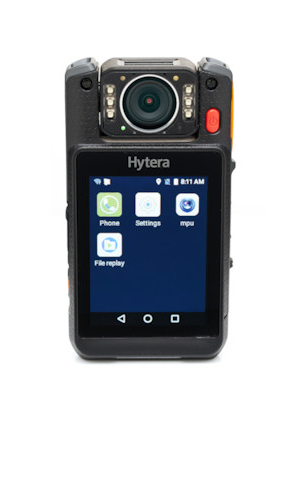 Hytera VM780 Body Worn Camera PoC Push-To-Talk over Cellular Two-Way Radio